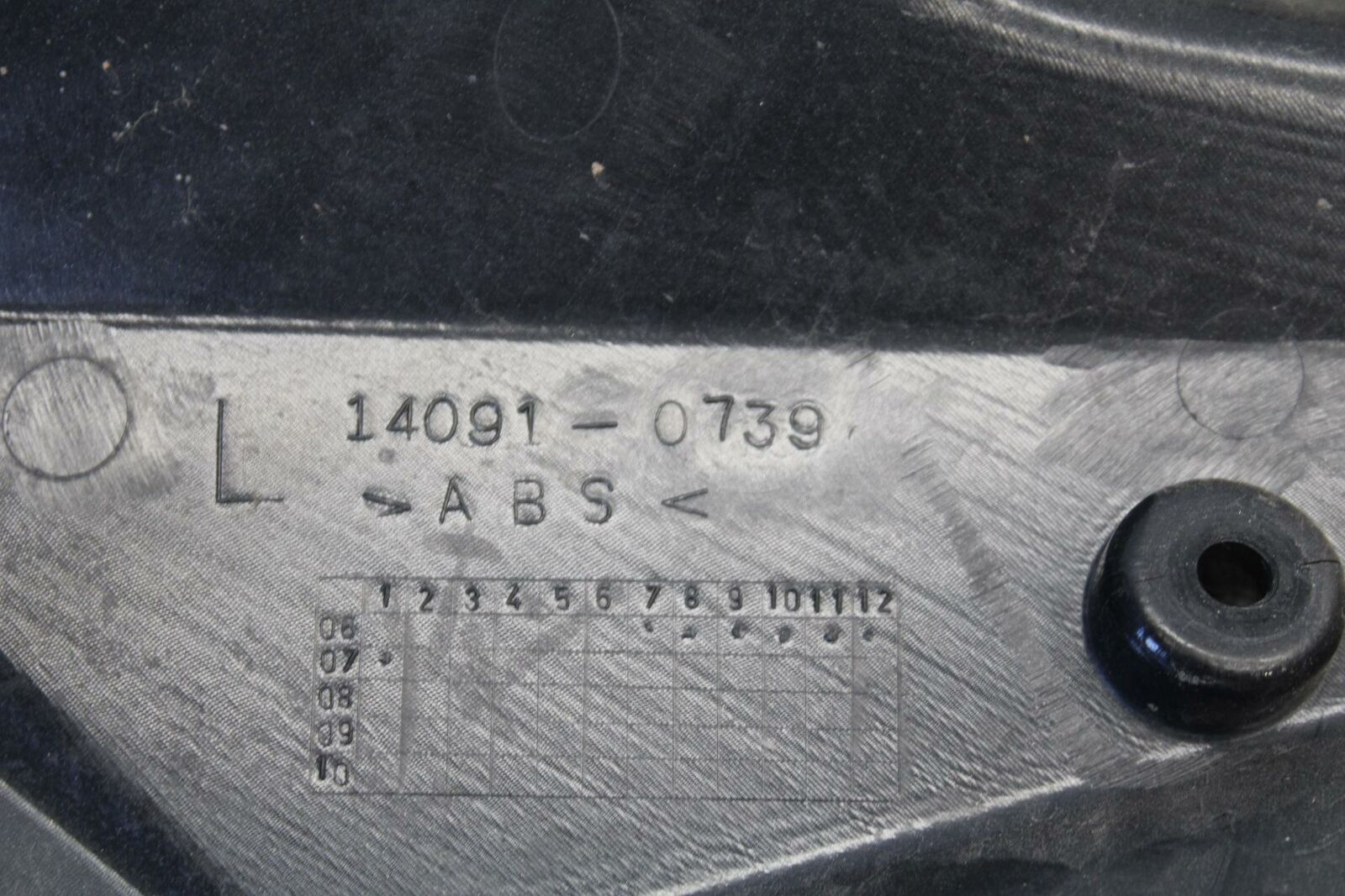 07-09 KAWASAKI VERSYS 650 RIGHT LEFT FRAME MID SIDE COVERS COWLS PANELS TRIM BB3