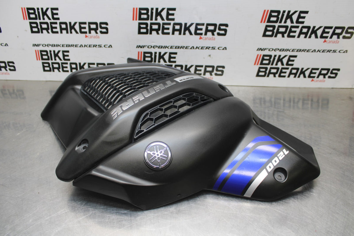 18 YAMAHA SUPER TENERE LEFT MID UPPER SIDE FAIRING COWL PLASTIC BB832