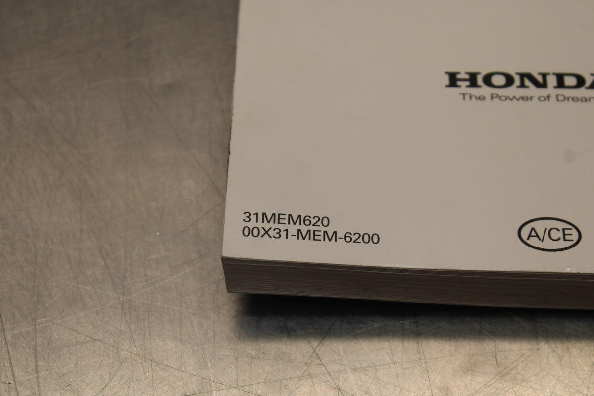 03-08 HONDA VTX1300C ORIGINAL OWNERS MANUAL BOOK BB868