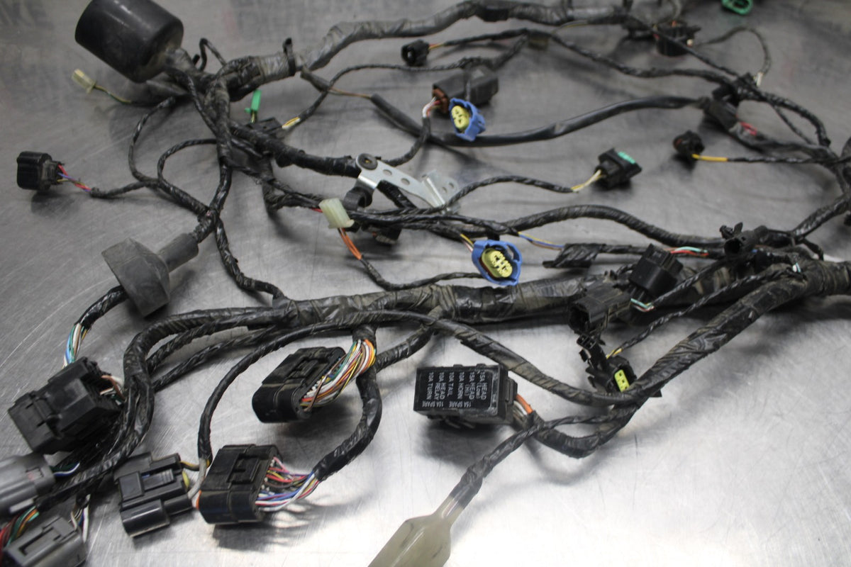 08-09 KAWASAKI NINJA ZX14R MAIN ENGINE WIRING HARNESS MOTOR WIRE LOOM BB932