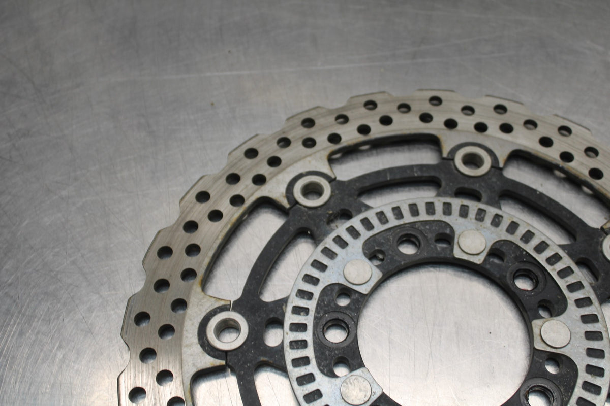 13 KAWASAKI NINJA 650 EX650F ABS FRONT LEFT RIGHT BRAKE ROTORS DISCS BB828