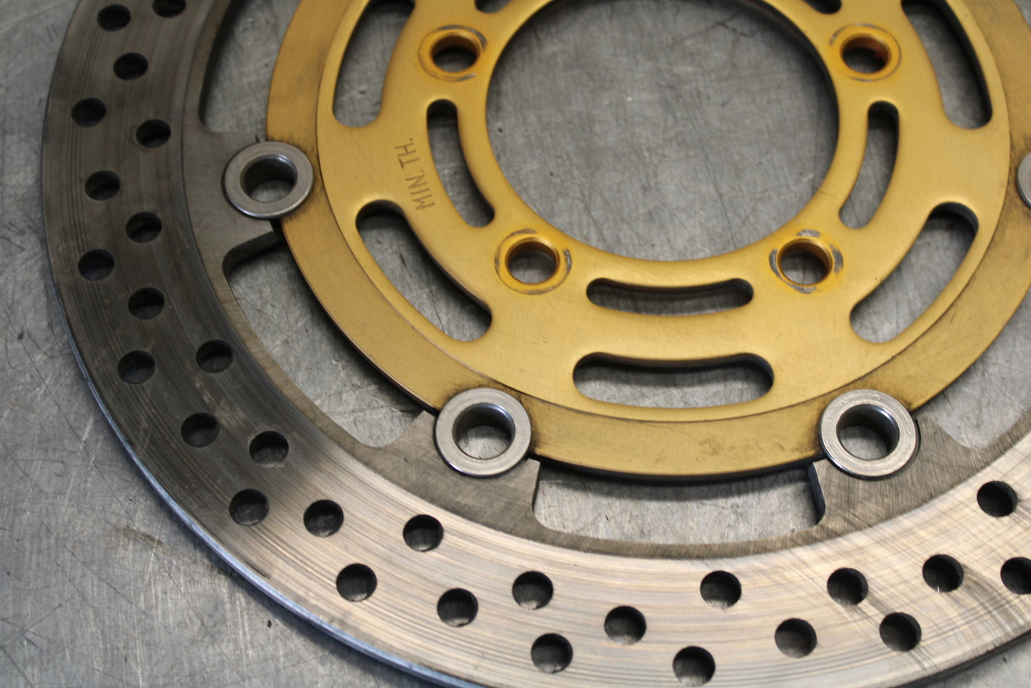 03-04 KAWASAKI NINJA ZX6RR FRONT LEFT RIGHT BRAKE ROTORS DISCS BB684