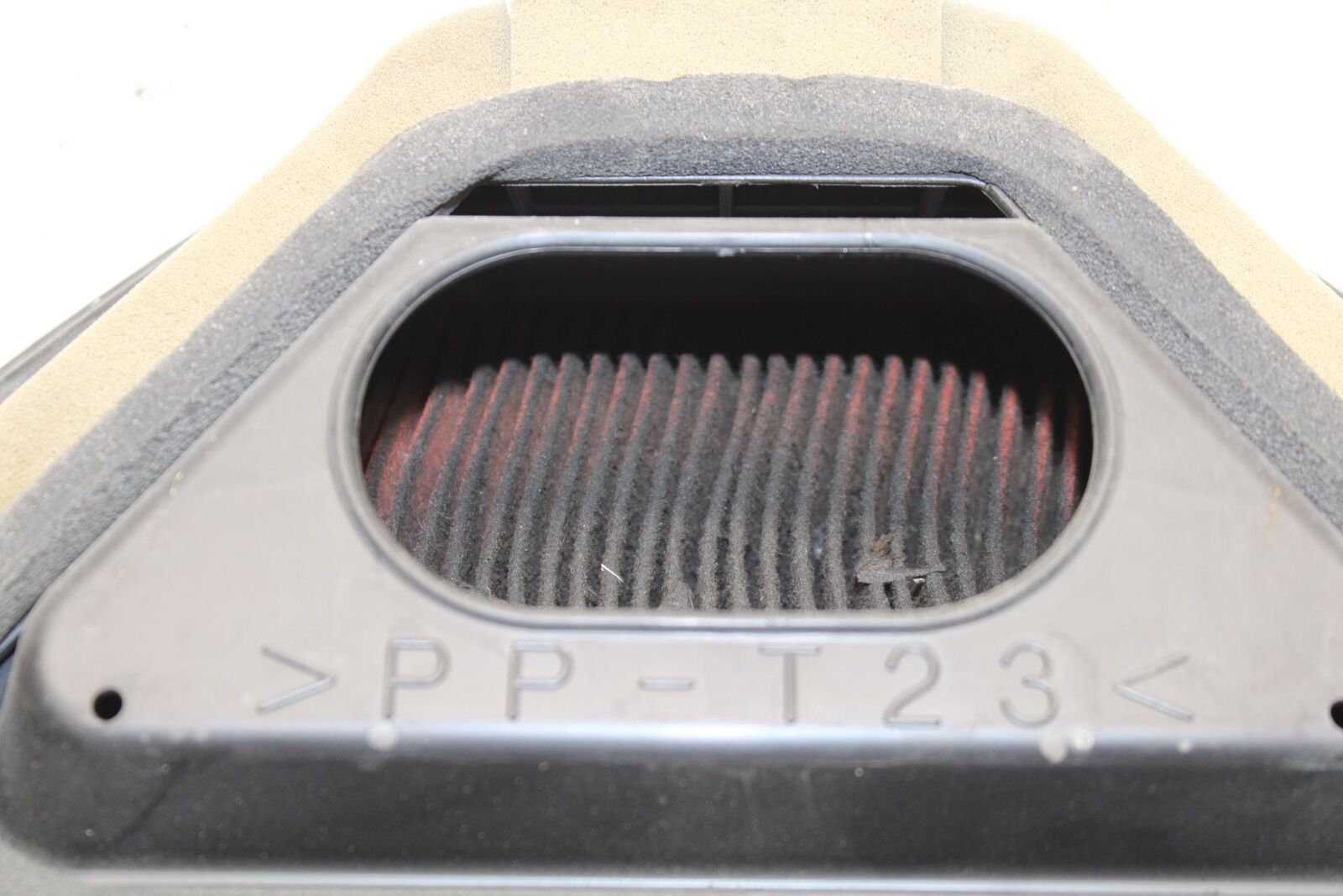 2006 Yamaha YZF R6 AIRBOX AIR INTAKE FILTER 2C0-14411-00-00 2C0-14421-00-00 BB56