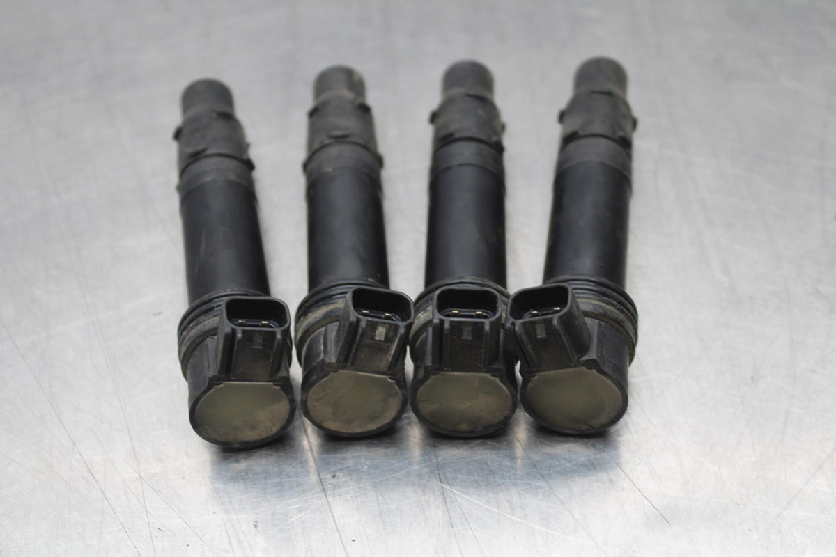 07-08 KAWASAKI NINJA ZX6R IGNITION COILS COIL SPARK PLUG CAPS 21171-1282 BB203