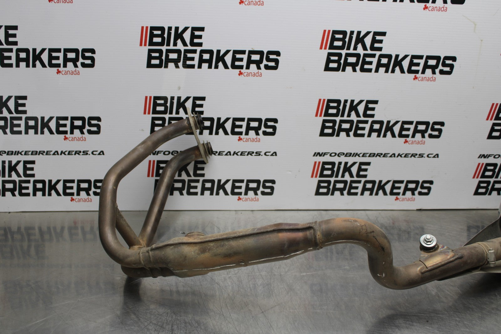 13-17 KAWASAKI NINJA 300 EX300 FULL EXHAUST SYSTEM HEADERS PIPE MUFFLER  BB187