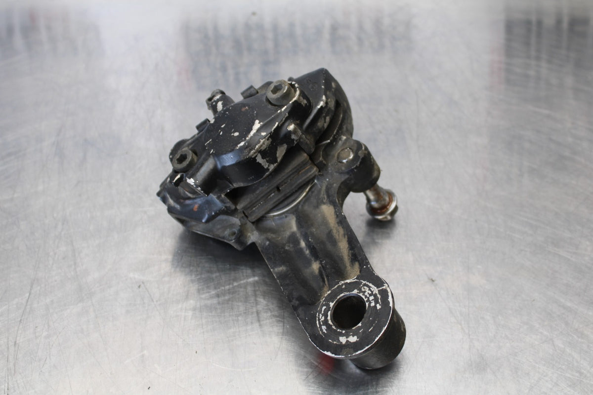 76-77 HONDA GOLDWING 1000 REAR BACK BRAKE CALIPER W MOUNT BRACKET BB171