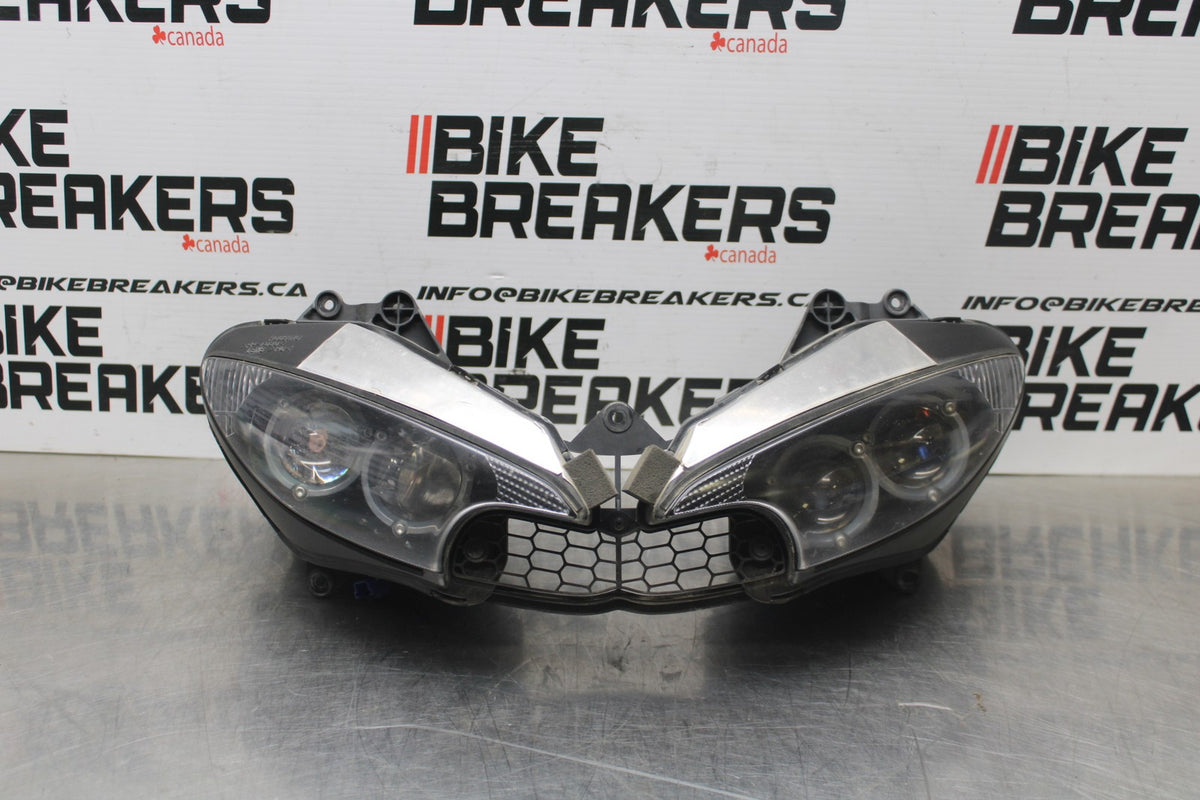 08-09 YAMAHA YZF R6S FRONT HEADLIGHT HEAD LIGHT LAMP BB796