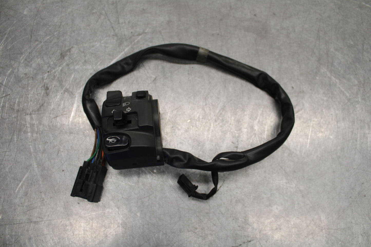 09-12 KAWASAKI NINJA ZX6R LEFT CLIP ON HANDLE HORN SIGNALS SWITCHES BB698