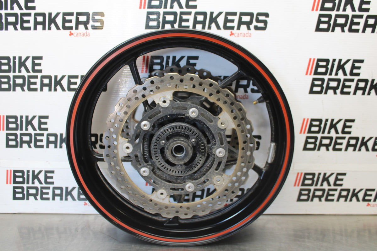 23 KAWASAKI NINJA 650 EX650 FRONT WHEEL FRONT RIM & ROTORS BB920