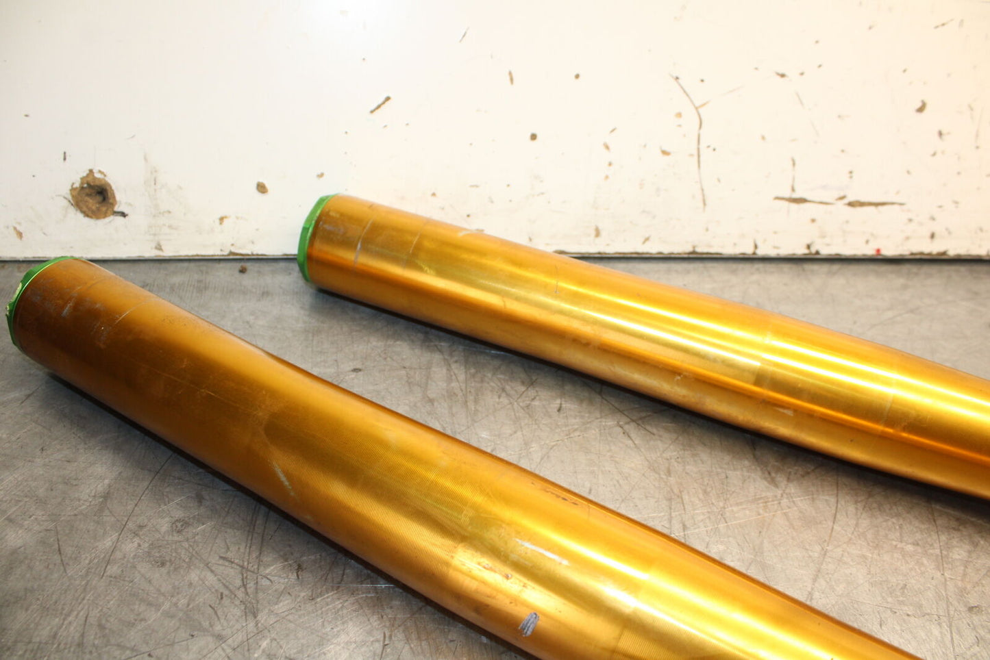 08-19 KAWASAKI NINJA ZX10R FRONT FORKS SHOCK SUSPENSION SET PAIR BB00