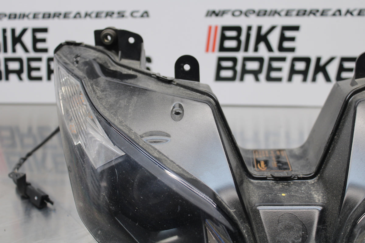 13-17 KAWASAKI NINJA ZX6R ZX636 ABS FRONT HEADLIGHT HEAD LIGHT LAMP BB143