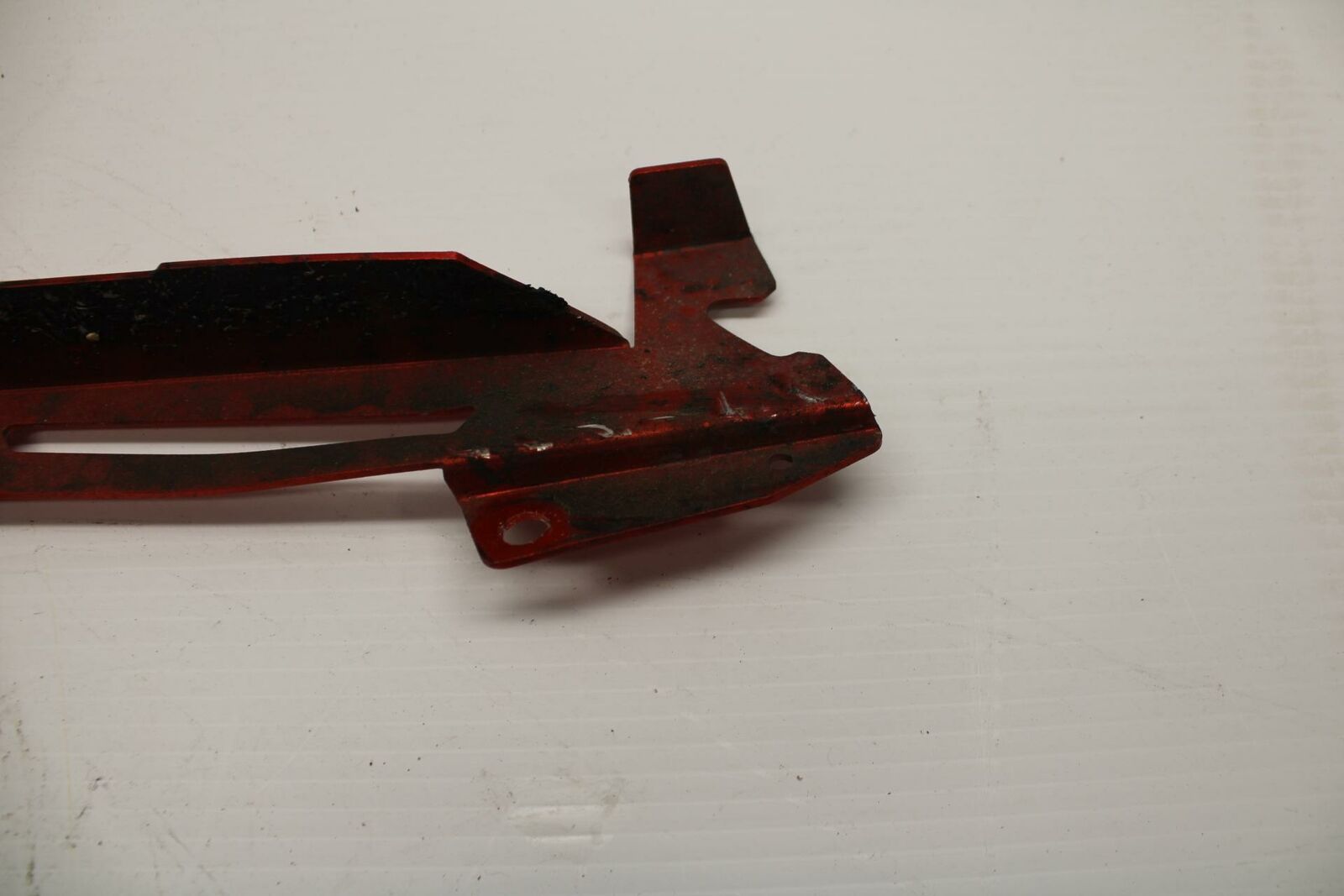 11-12 KAWASAKI Z1000 AFTERMARKET ALUMINUM RED REAR BACK DRIVE CHAIN GUARD  BB249