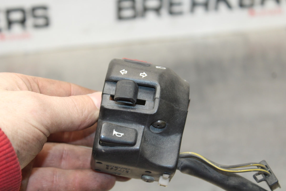 00 SUZUKI GSXR750 LEFT CLIP ON HANDLE HORN SIGNALS SWITCH SWITCHES BB820