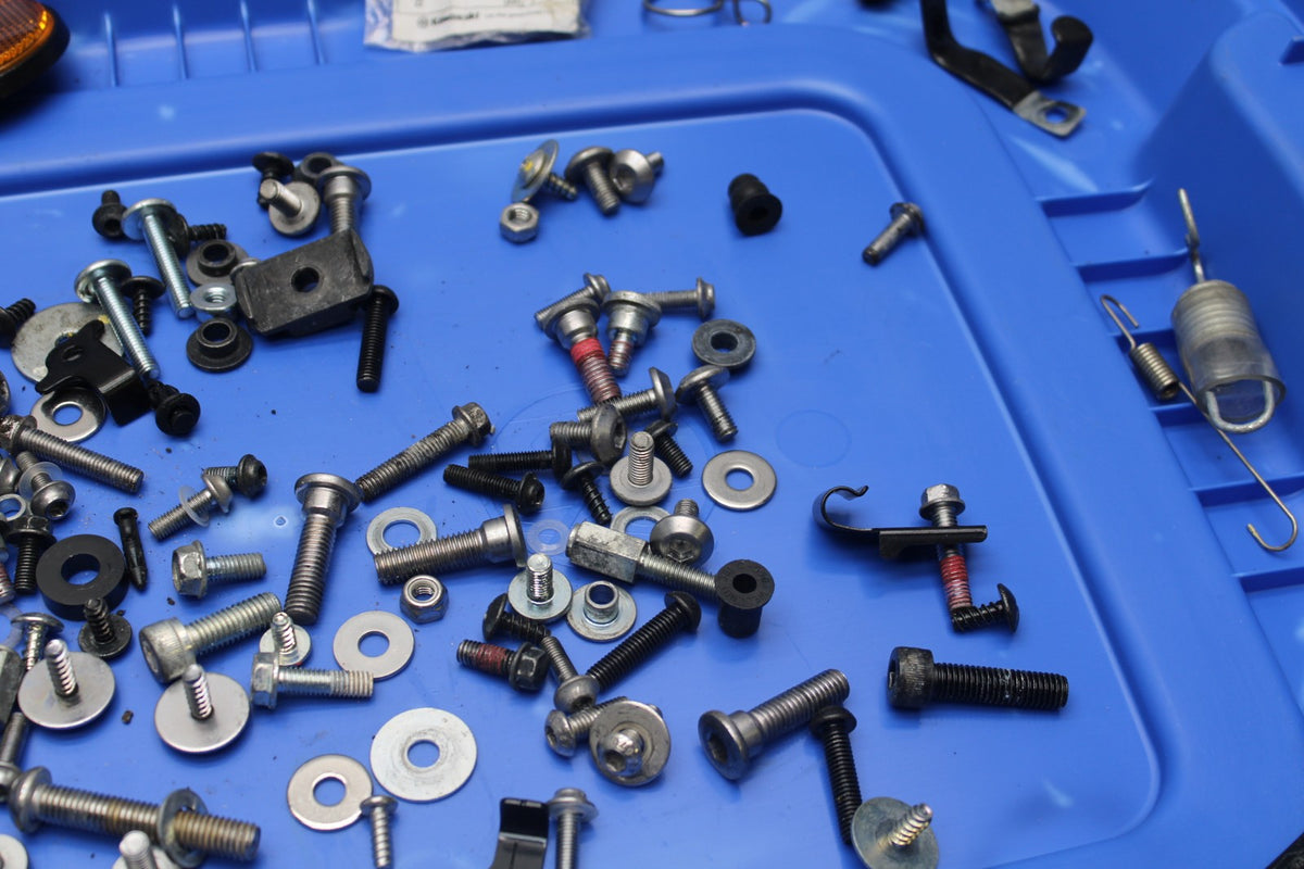 24-25 KAWASAKI NINJA ZX4R BOLTS HARDWARE MOTOR SCREWS BB827
