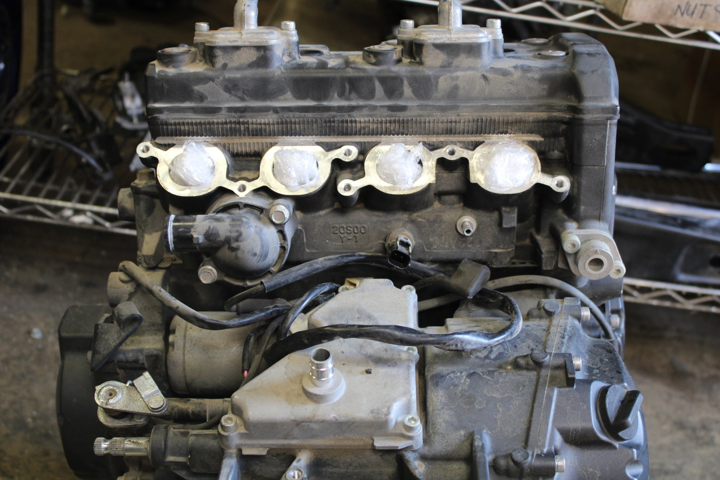 09-15 YAMAHA FZ6R ENGINE MOTOR LOW KM!! BB161