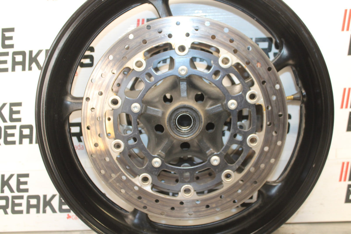 08-16 YAMAHA YZF R6 FRONT WHEEL FRONT RIM & ROTORS BB929