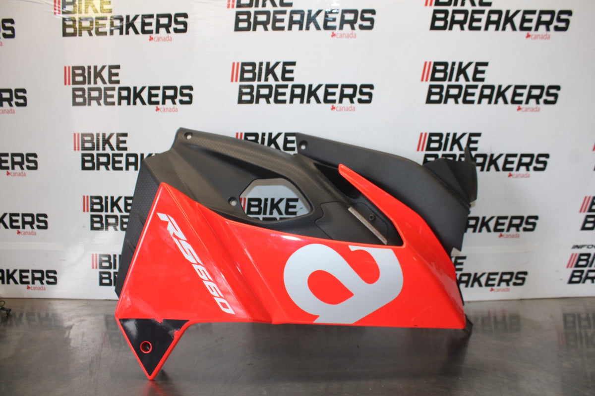 20-23 APRILIA RS660 RIGHT LOWER MID UPPER SIDE FAIRING COWL  BB889