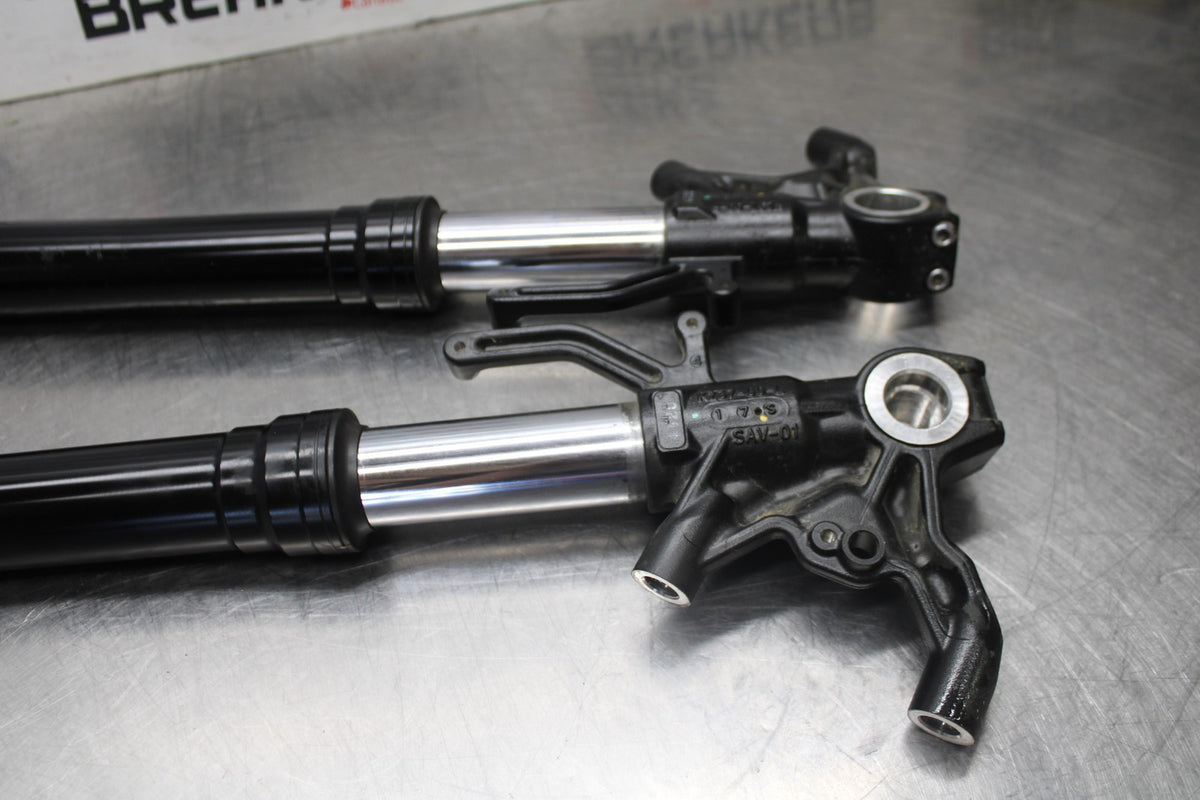 24-25 KAWASAKI NINJA ZX6R FRONT FORKS SHOCK SUSPENSION SET PAIR BB939