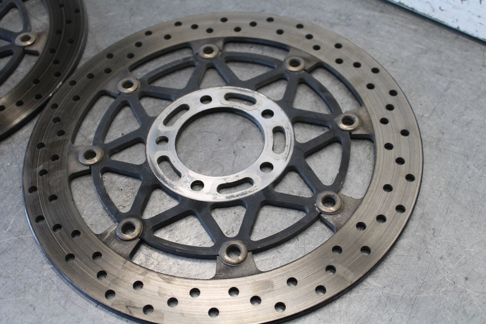 03-07 SUZUKI SV1000S FRONT LEFT RIGHT BRAKE ROTORS DISCS BB657