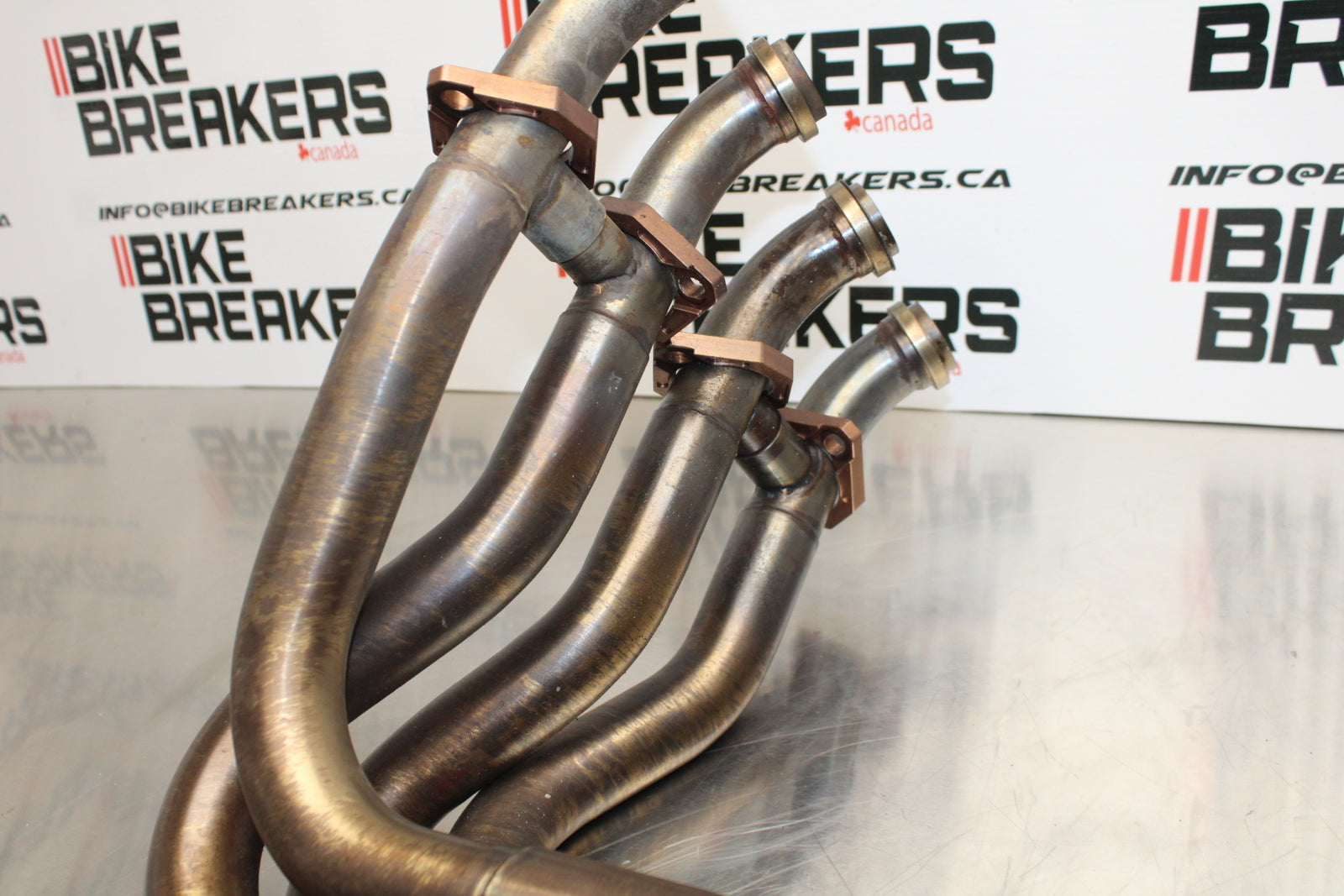 13-17 KAWASAKI NINJA ZX6R TWO BROTHERS FULL EXHAUST SYSTEM HEADERS  BB143