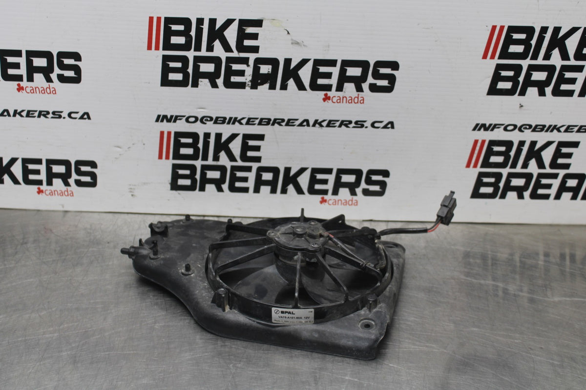 12-16 MV AGUSTA F3 675 ENGINE RADIATOR COOLING FAN BB01
