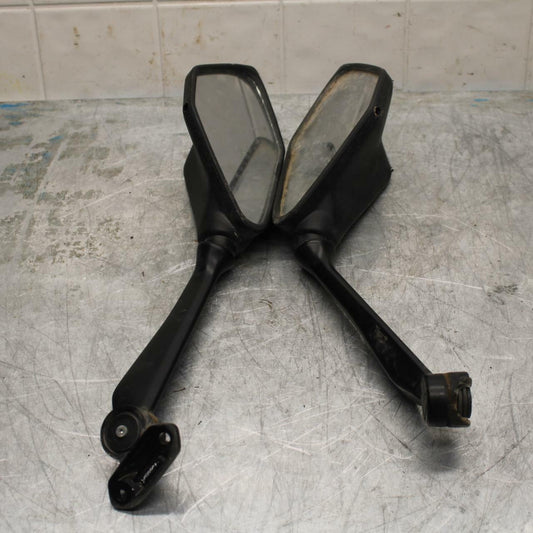 18-22 KAWASAKI NINJA 400 EX400 ABS REAR VIEW MIRROR SET PAIR MIRRORS BB416