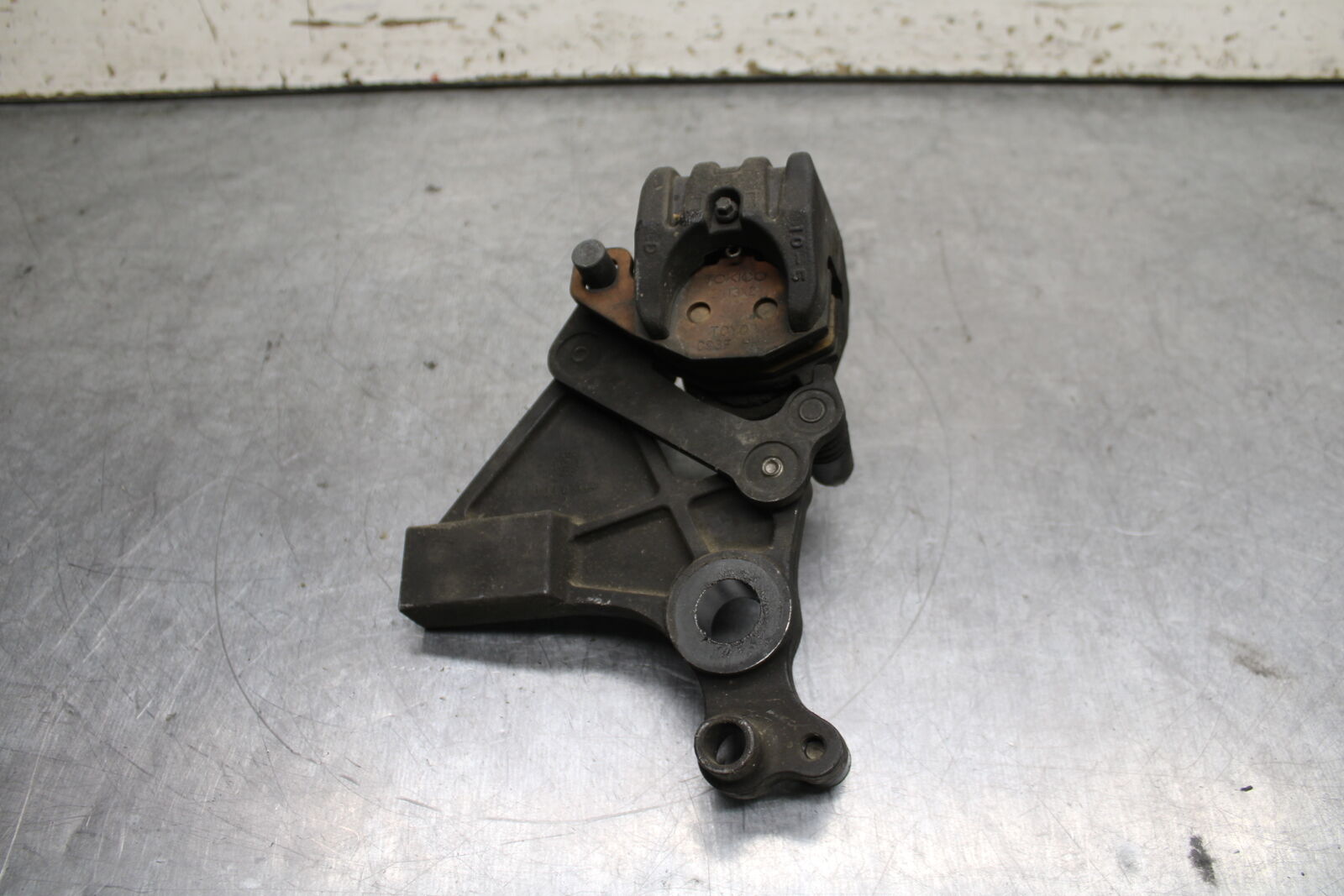 14-15 KAWASAKI NINJA 650 EX650F ABS REAR BRAKE CALIPER W MOUNT BRACKET BB741