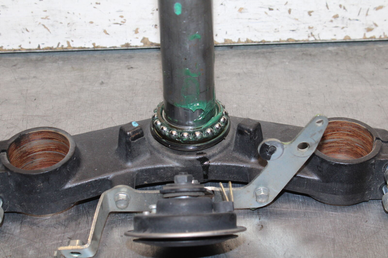 14-15 KAWASAKI NINJA 650 EX650F ABS FRONT CLAMP LOWER TRIPLE TREE STEM BB741