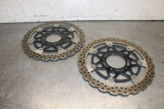 19-23 KAWASAKI NINJA ZX6R FRONT LEFT RIGHT BRAKE ROTORS DISCS BB701