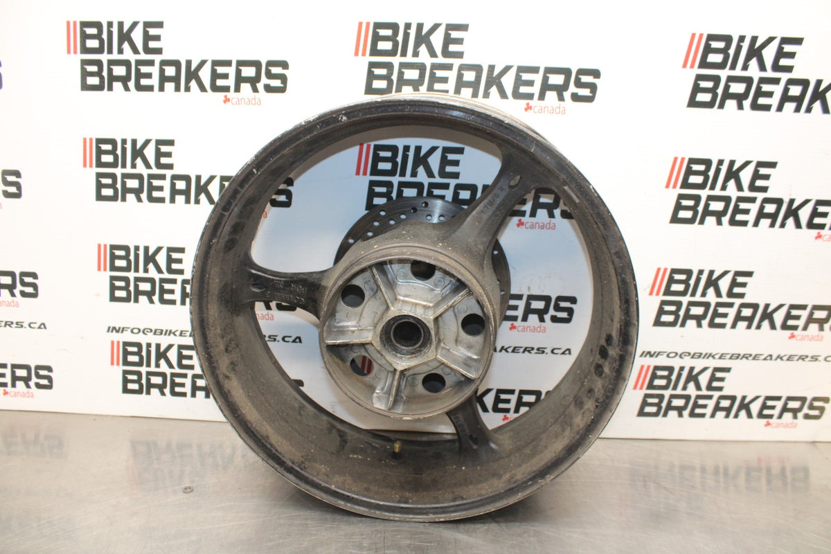 06-07 SUZUKI GSXR750 REAR WHEEL BACK RIM & ROTOR BB863