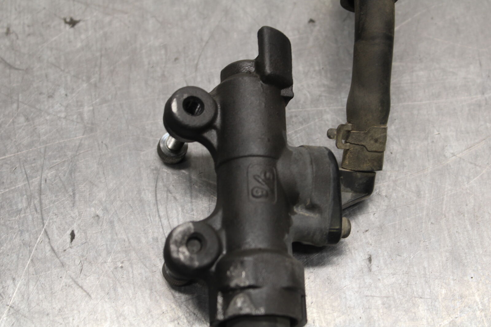 05-06 HONDA CBR600RR REAR BACK BRAKE MASTER CYLINDER W RESERVOIR BB739