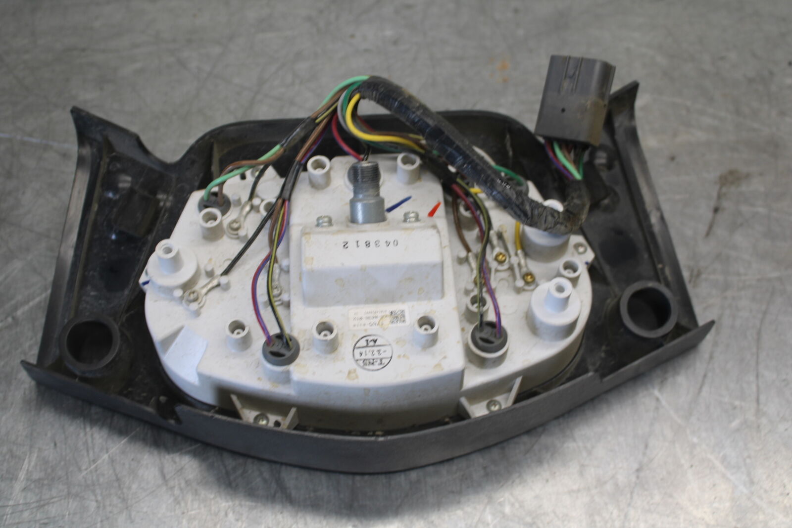 08-18 KAWASAKI KLR650 SPEEDO TACH GAUGE CLUSTER SPEEDOMETER TACHOMETER  BB707