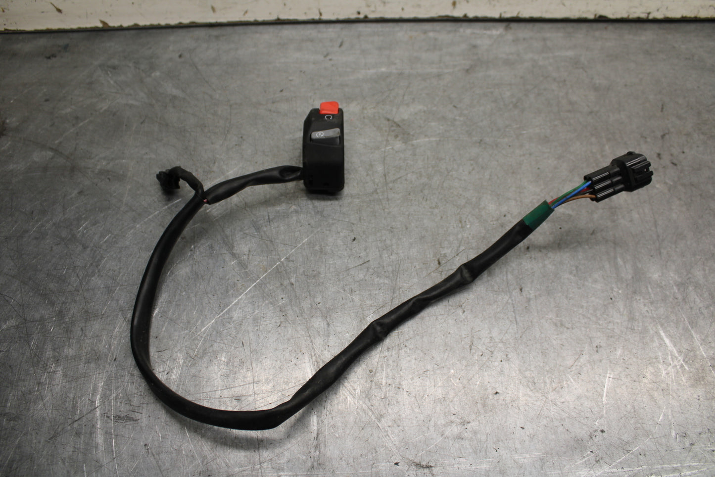 13-18 KAWASAKI NINJA ZX6R RIGHT CLIP ON HANDLE KILL OFF START SWITCH BB666