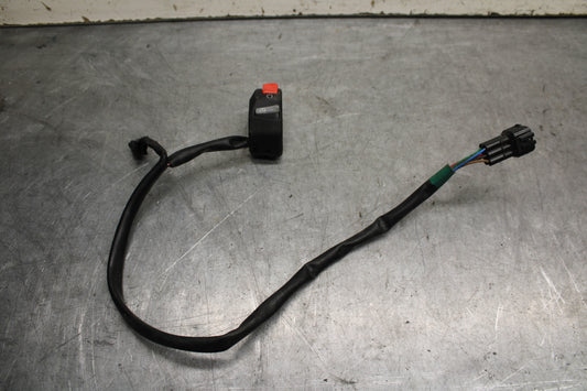 13-18 KAWASAKI NINJA ZX6R RIGHT CLIP ON HANDLE KILL OFF START SWITCH BB666