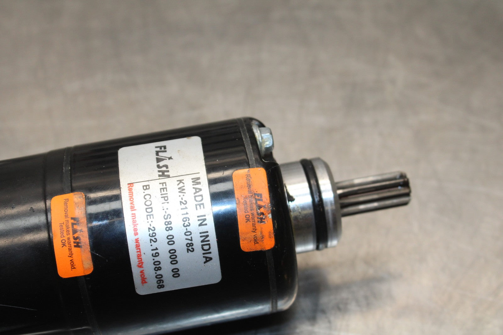 18-23 KAWASAKI NINJA 400 EX400 ABS ENGINE STARTING STARTER MOTOR -DC 12V BB177