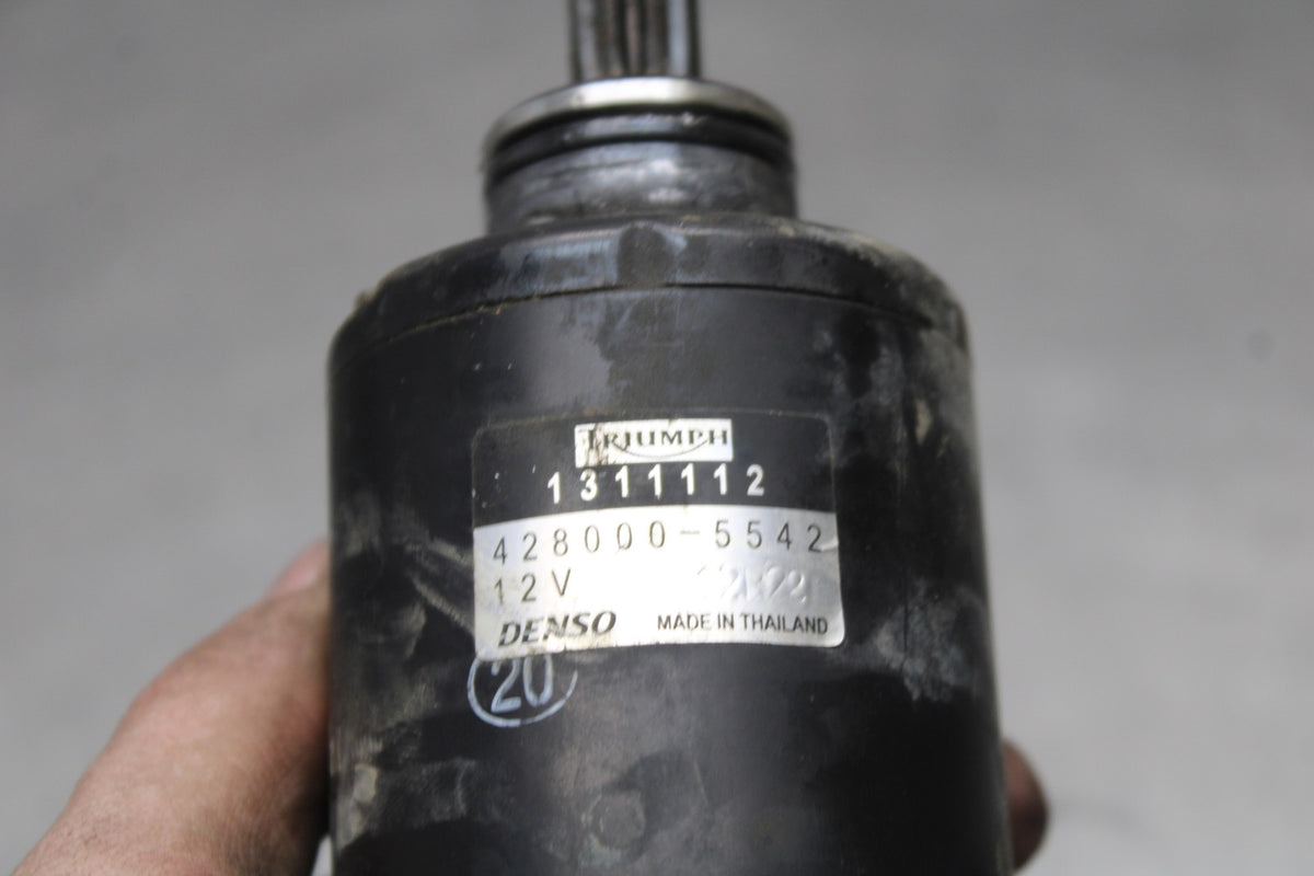 15 TRIUMPH TIGER 800 ENGINE STARTING STARTER MOTOR -DC 12V BB873