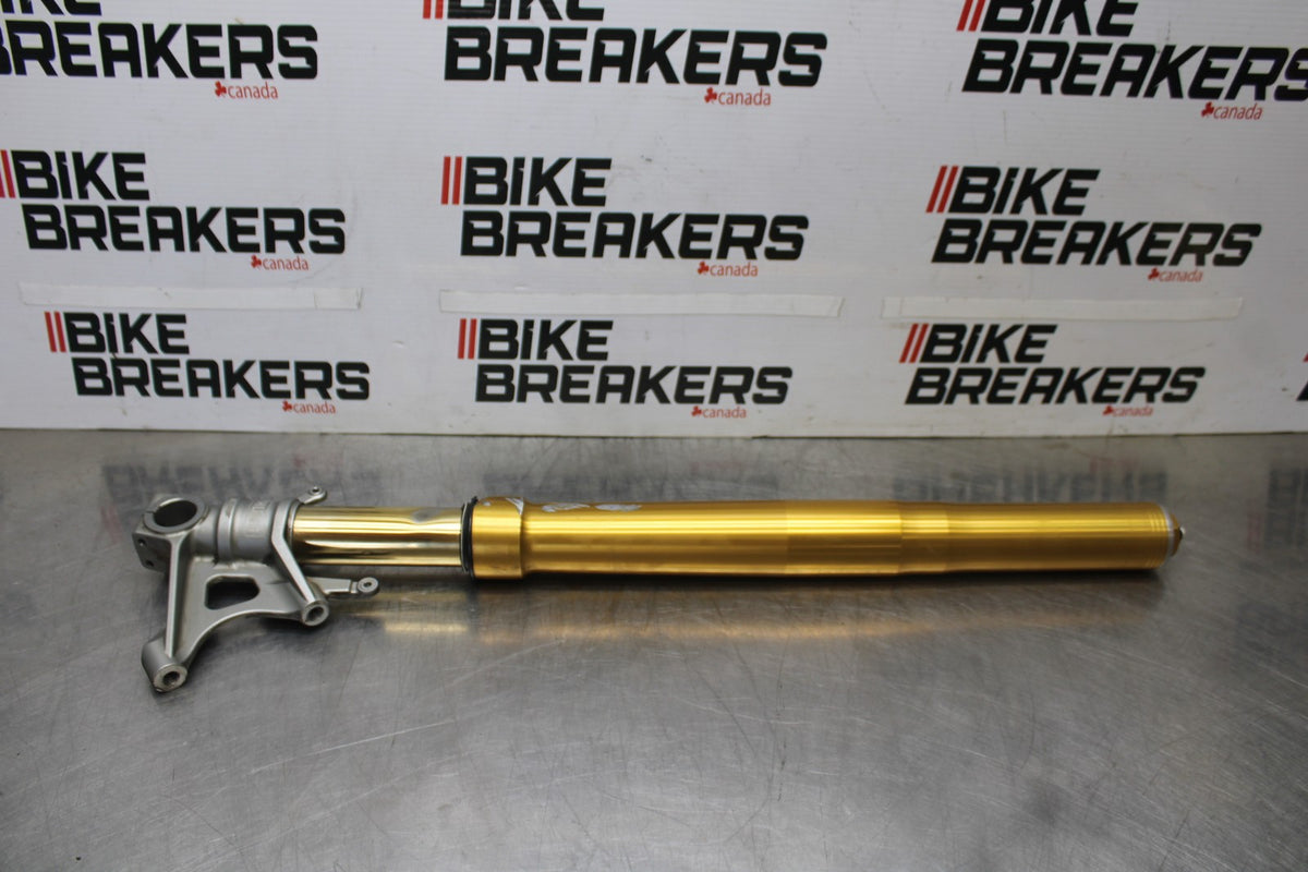24 APRILIA TUONO V4 1100 FACTORY ABS LEFT FRONT FORK SHOCK SUSPENSION BB887