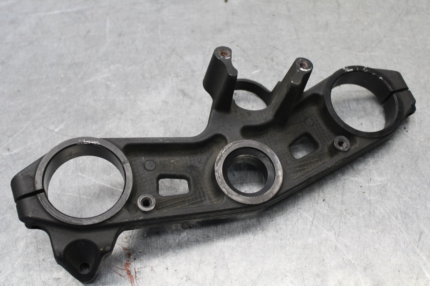 09-12 KAWASAKI NINJA ZX6R ZX600R FORKS UPPER TRIPLE TREE CLAMP 44039-0085 BB656