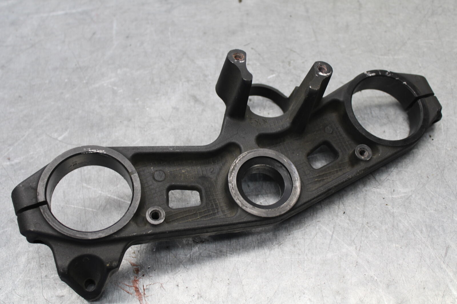 09-12 KAWASAKI NINJA ZX6R ZX600R FORKS UPPER TRIPLE TREE CLAMP 44039-0085 BB656