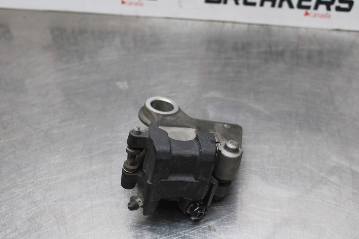 08-16 YAMAHA YZF R6 REAR BACK BRAKE CALIPER W MOUNT BRACKET BB856
