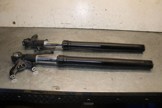 19-23 KAWASAKI NINJA ZX6R FRONT FORKS SUSPENSION SET PAIR 44071-1343-48M  BB701