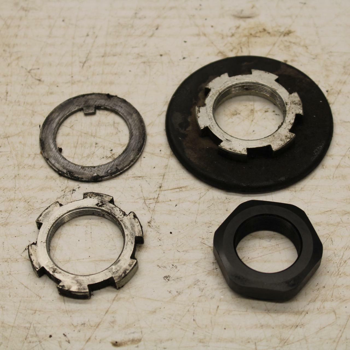 07-16 TRIUMPH STREET TRIPLE FORKS TRIPLE TREE CLAMP NUTS BB356