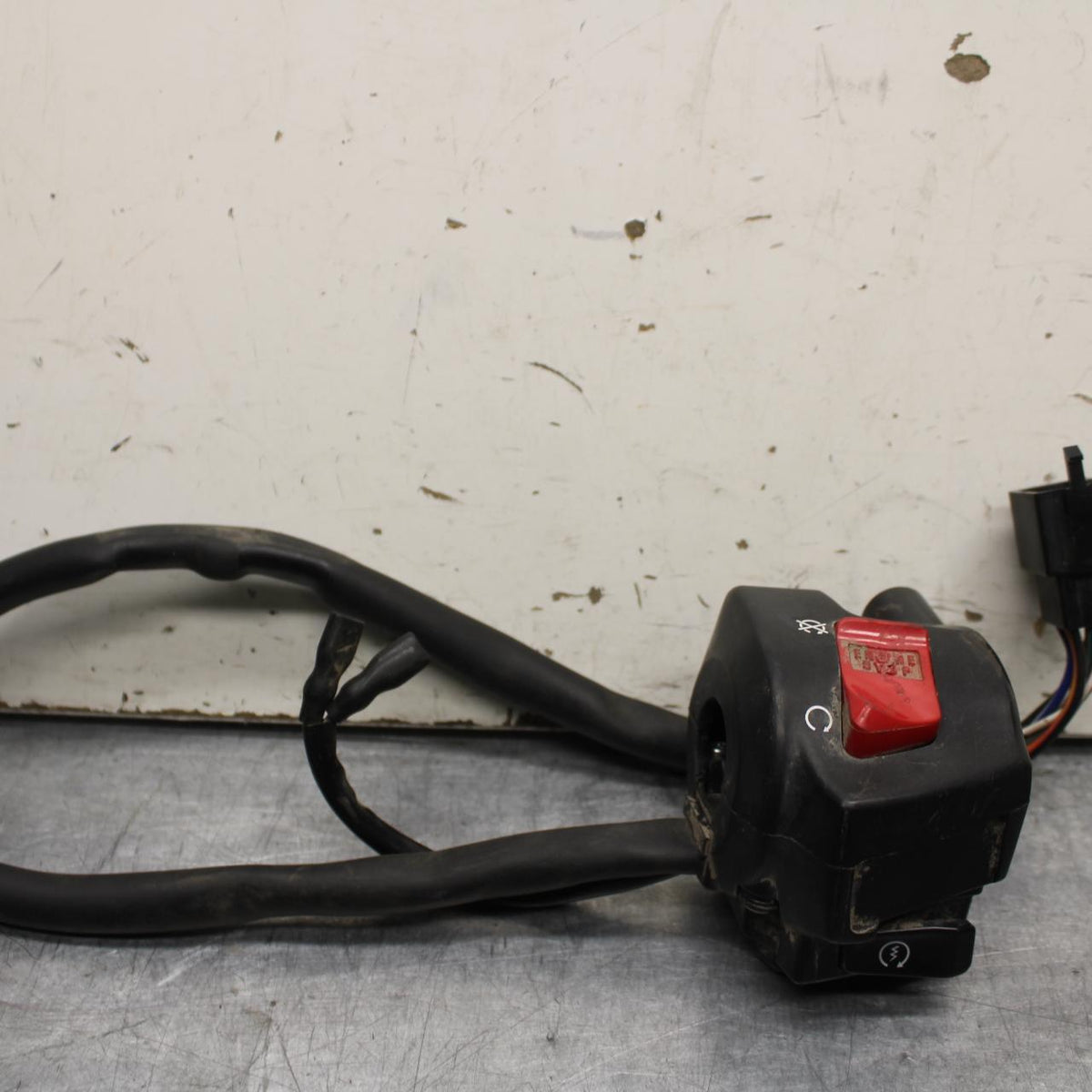 01-06 HONDA CBR600F4I RIGHT CLIP ON HANDLE KILL OFF START SWITCH  BB636