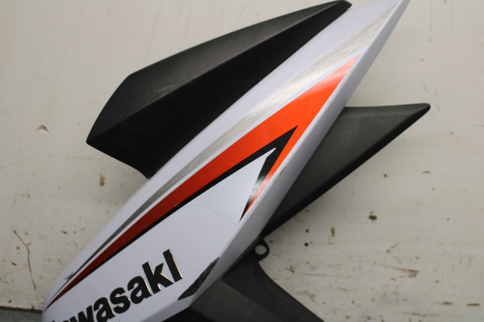 12-13 KAWASAKI Z1000 LEFT FRONT UPPER MID SIDE FAIRING COWL PLASTIC BB743