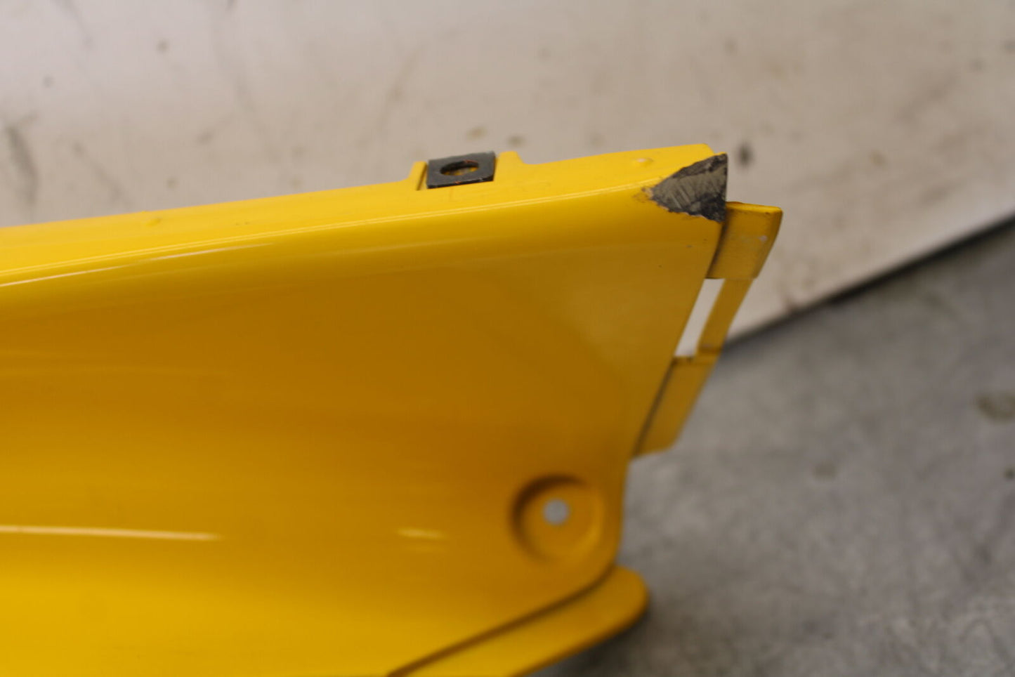 08-16 YAMAHA YZF R6 RIGHT FRONT UPPER MID SIDE FAIRING COWL PLASTIC OEM BB665