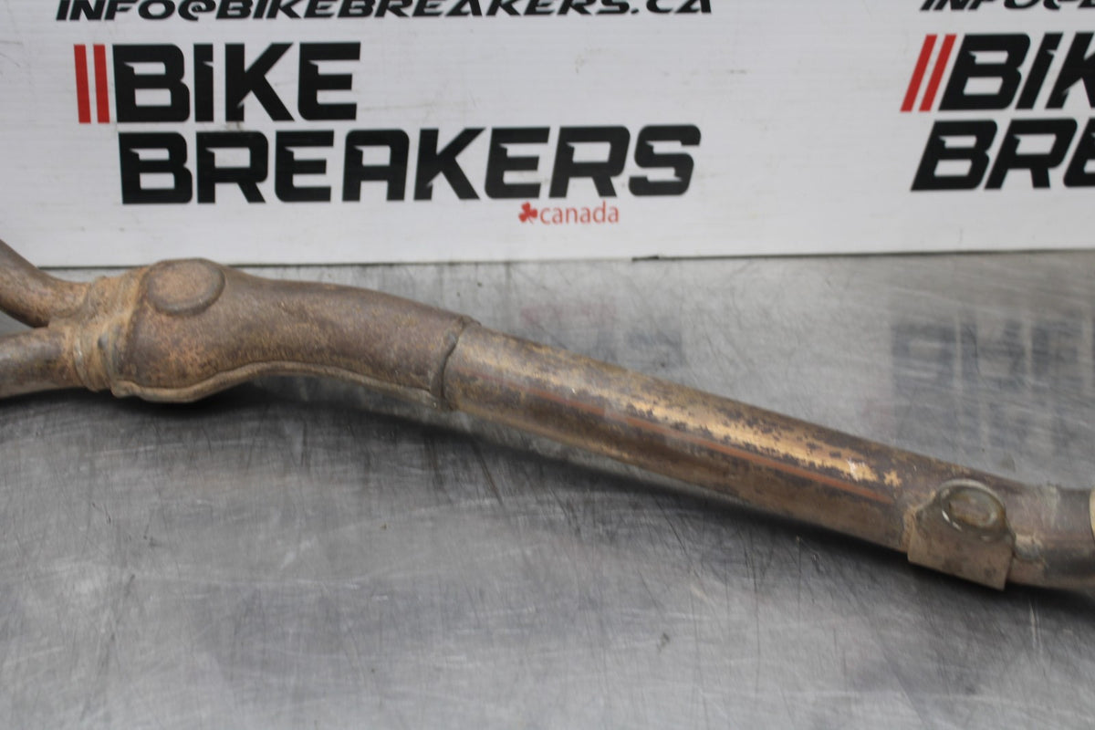 09 KAWASAKI NINJA 250R EXHAUST HEADER PIPES MANIFOLD BB824