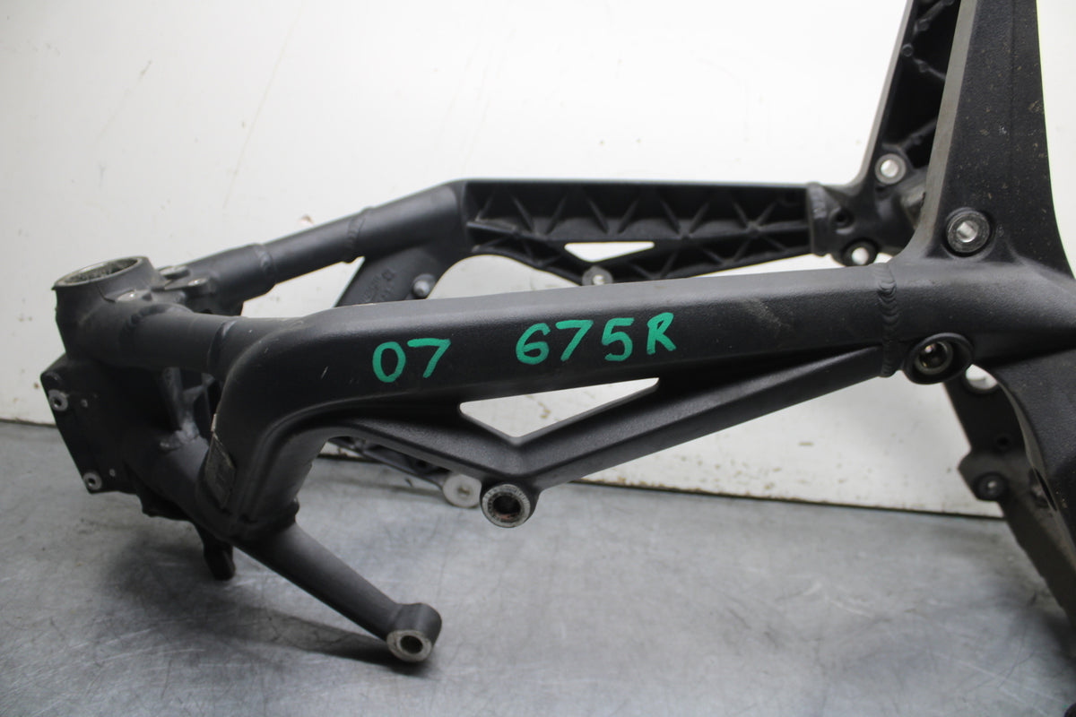 07-08 TRIUMPH DAYTONA 675 FRAME CHASSIS BB685