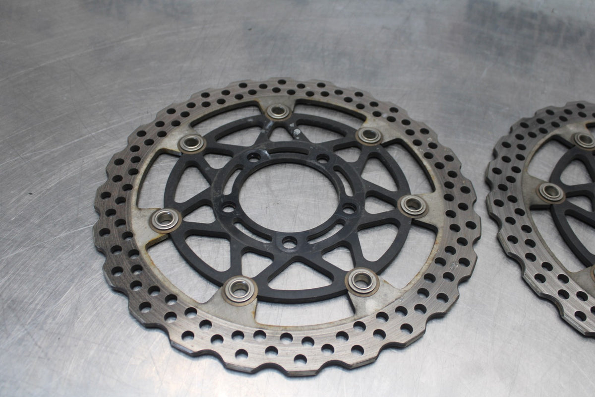 13-18 KAWASAKI NINJA ZX6R FRONT LEFT RIGHT BRAKE ROTORS DISCS BB915