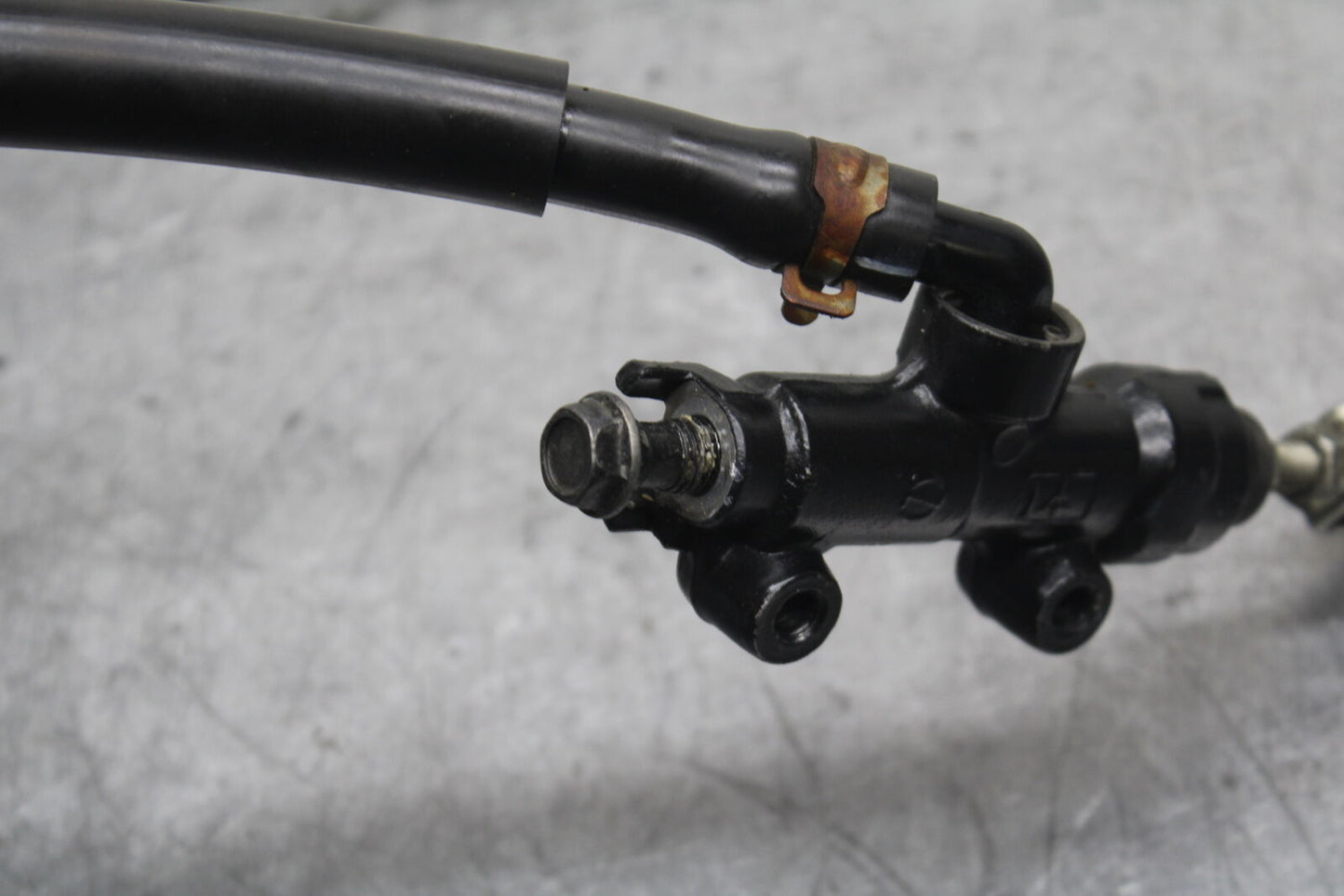 08-12 KAWASAKI NINJA 250R EX250J REAR BRAKE MASTER CYLINDER W RESERVOIR BB111 