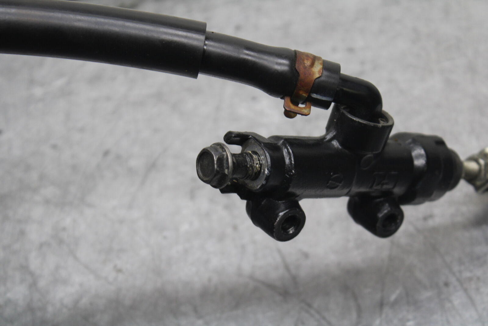 08-12 KAWASAKI NINJA 250R EX250J REAR BRAKE MASTER CYLINDER W RESERVOIR BB111 